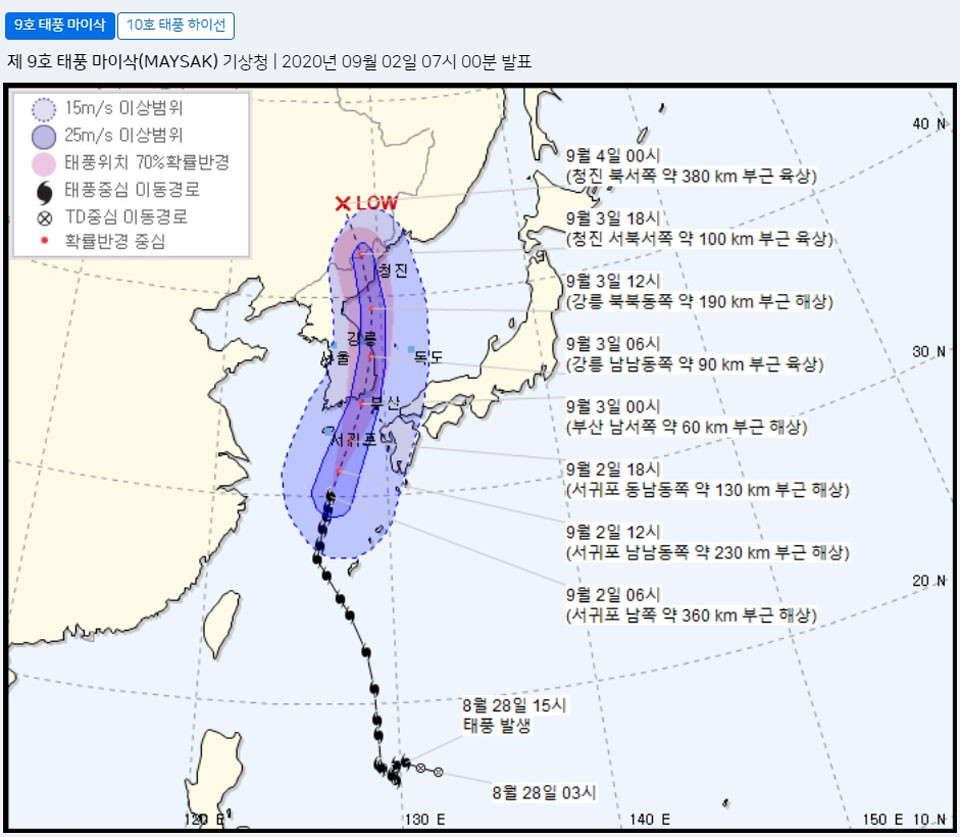 ▲자료 : 기상청.