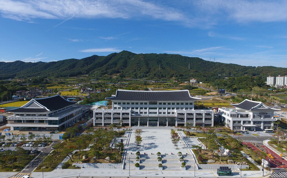 ▲예천군청 전경.
