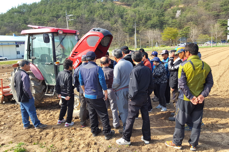 ▲농작업 편의장비 지원.