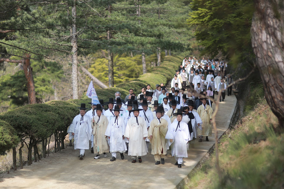 ▲마지막날 도산서원 초입 전경.