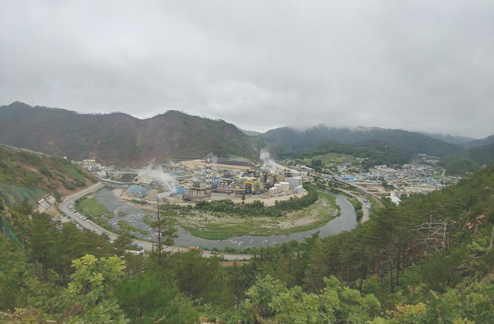 ▲봉화군 영풍 석포제련소 전경.(사진 안동환경운동연합 제공)