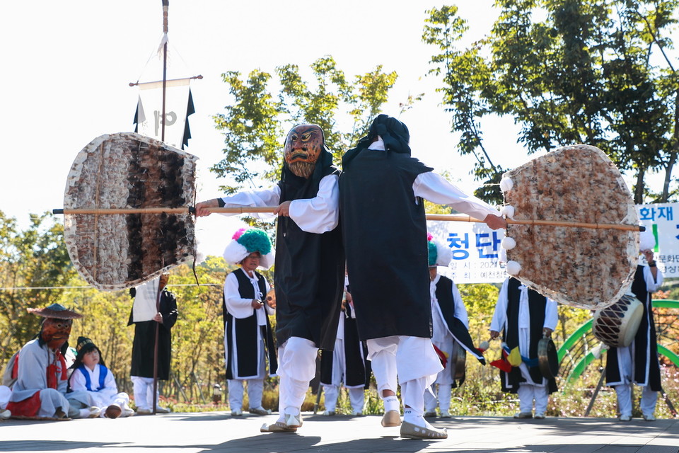 ▲예천청단놀음. (사진 예천군청 제공.2022.12.02)