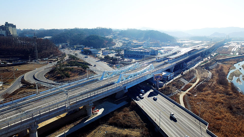 ▲ KTX안동역 전경.(사진 안동시청 제공.2023.02.06)