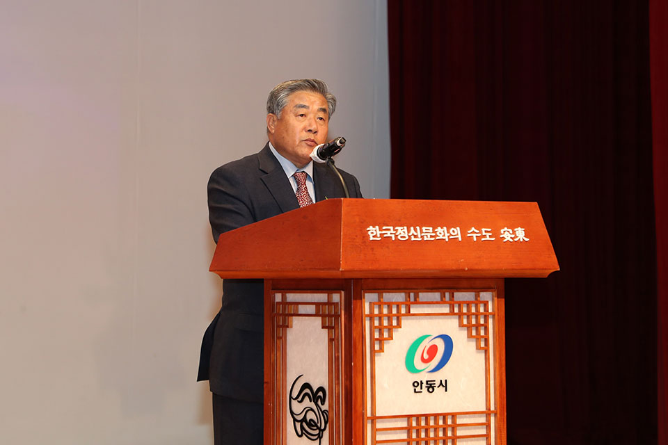 ▲제8대 안동시 이·통장연합회 강성인 신임회장.(사진 안동시청 제공)