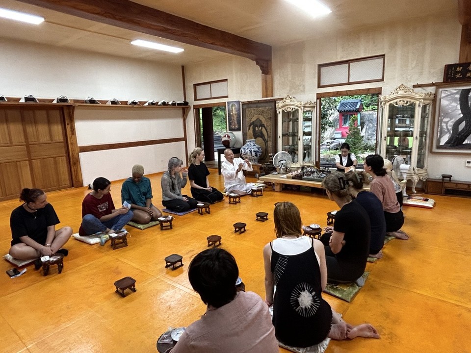 ▲안동대 학생들과 외국인 인플루언서 24명이 안동시 도산면을 찾았다.(사진 안동시청 제공)