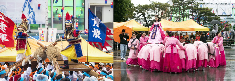 ▲차전놀이와 노국공주축제.(사진 안동시청 제공)