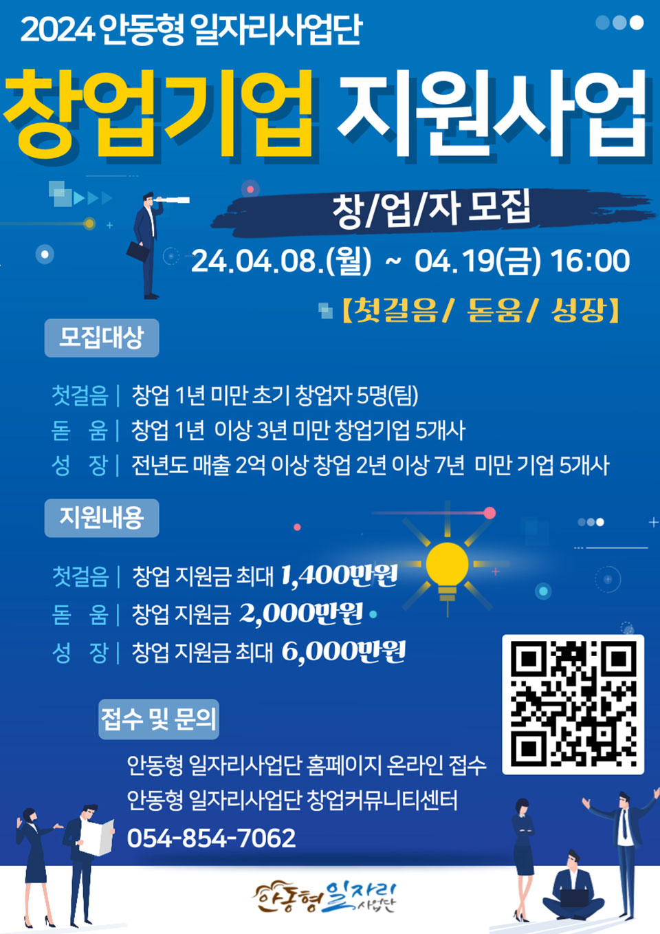 ▲안동시 창업기업 지원사업 홍보자료.(자료 안동시청 제공)