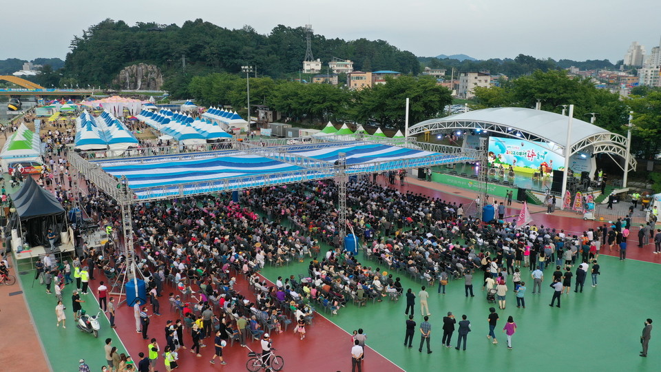 ▲예천곤충축제장 전경.(사진 예천군청 제공)