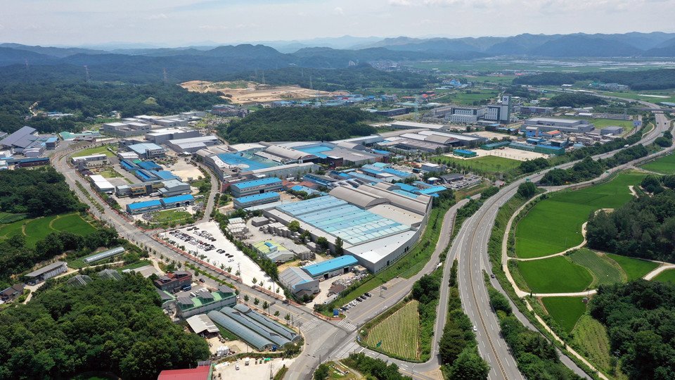 ▲풍산농공단지 전경.(사진 안동시청 제공)