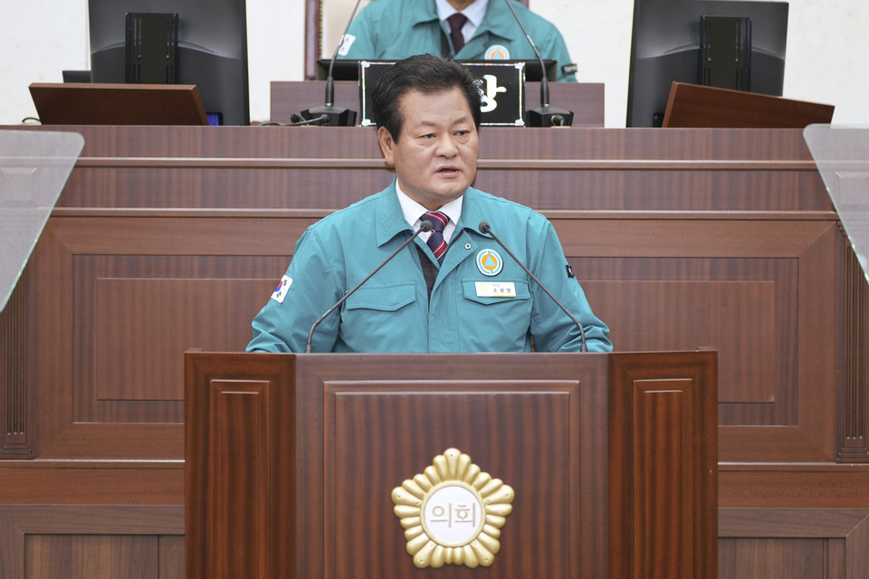 손광영의원_5분자유발언 (사진 안동시의회 제공)